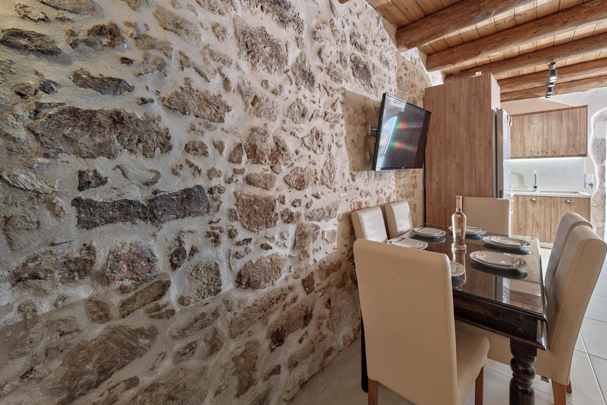 Stone Villa With Swimming Pool-Bbq! Melidhonion  Exterior photo