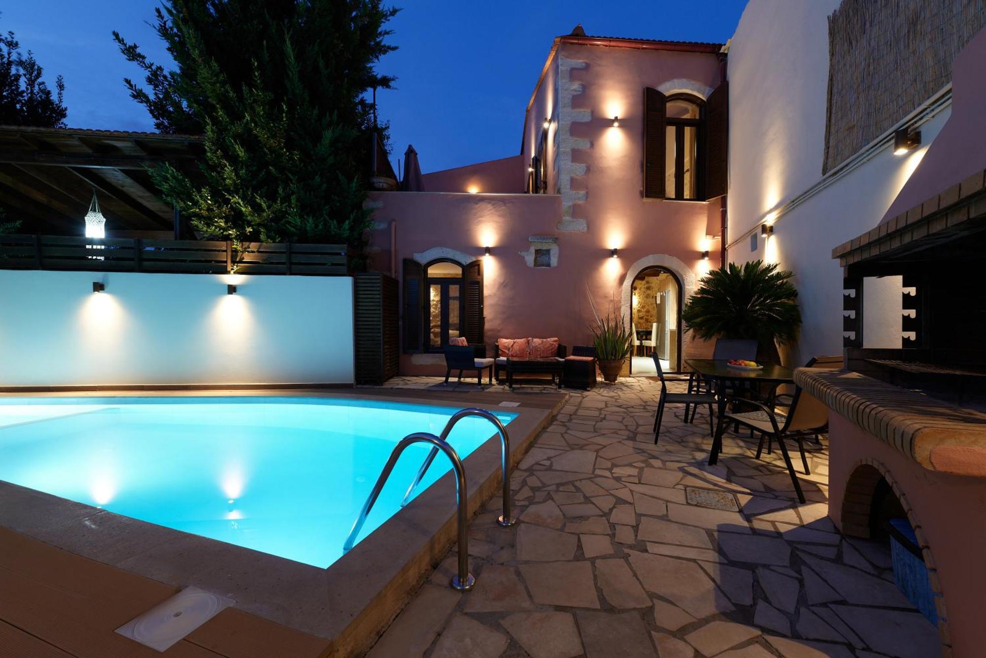 Stone Villa With Swimming Pool-Bbq! Melidhonion  Exterior photo