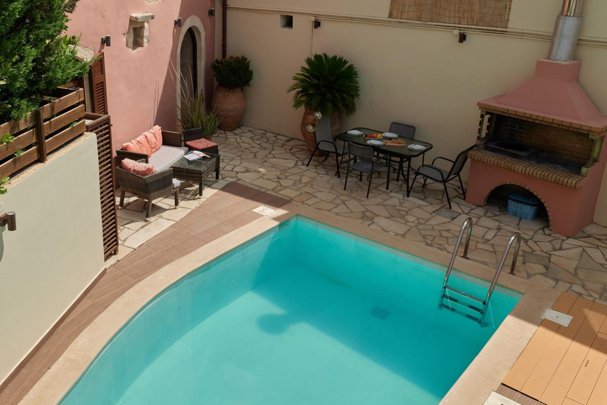 Stone Villa With Swimming Pool-Bbq! Melidhonion  Exterior photo